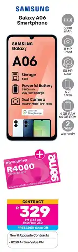 Game SAMSUNG Galaxy A06 Smartphone offer