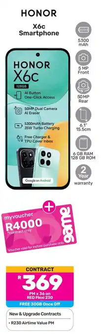 Game HONOR X6c Smartphone offer