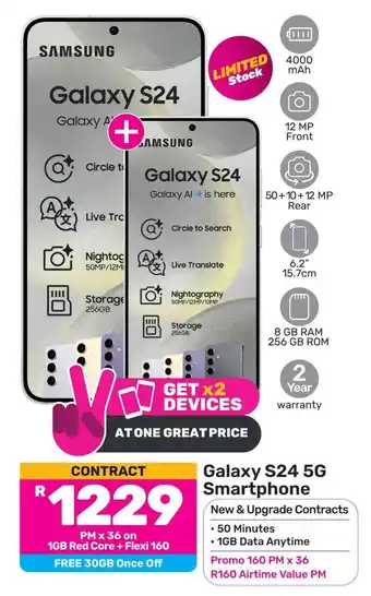 Game SAMSUNG Galaxy S24 5G Smartphone offer