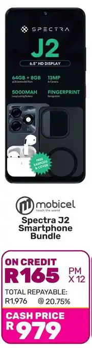 Game Mobicel Spectra J2 Smartphone Bundle offer
