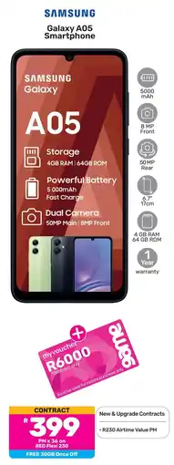 Game SAMSUNG Galaxy A05 Smartphone offer