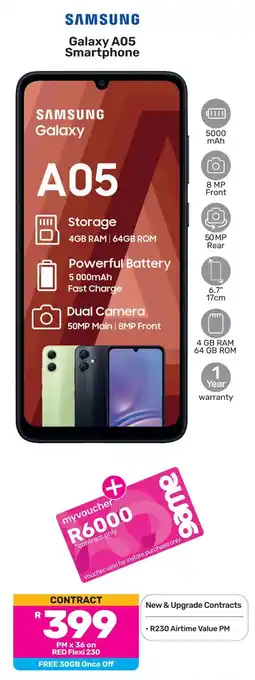 Game SAMSUNG Galaxy A05 Smartphone offer