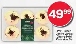 Pick n Pay PnP Hidden Centre Vanilla Cherry Swirl Cupcakes offer