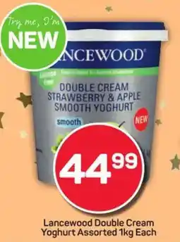 Pick n Pay Lancewood Double Cream Yoghurt Assorted offer