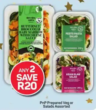 Pick n Pay PnP Prepared Veg or Salads Assorted offer