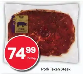 Pick n Pay Pork Texan Steak offer