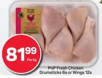 Pick n Pay PnP Fresh Chicken Drumsticks or Wings offer