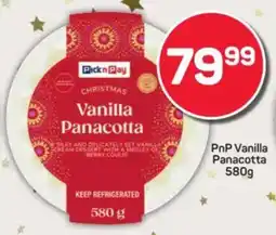 Pick n Pay PnP Vanilla Panacotta offer