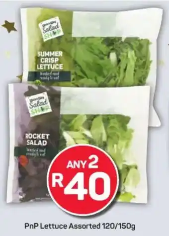 Pick n Pay PnP Lettuce Assorted offer
