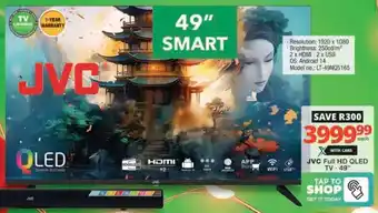 Checkers Hyper JVC Full HD QLED TV offer