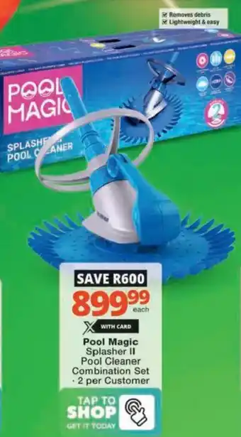 Pool Magic Splasher II Pool Cleaner Combination Set