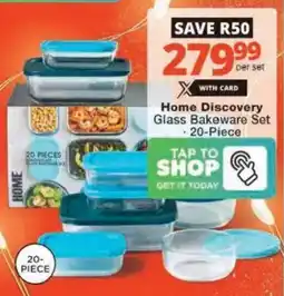 Checkers Hyper Home Discovery Glass Bakeware Set offer