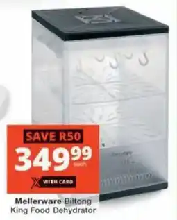 Checkers Hyper Mellerware Biltong King Food Dehydrator offer