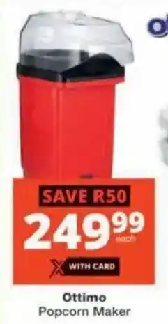 Checkers Hyper Ottimo Popcorn Maker offer
