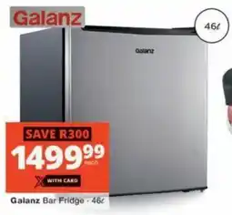 Checkers Hyper Galanz Bar Fridge offer
