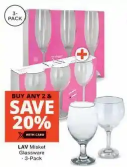 Checkers Hyper LAV Misket Glassware offer