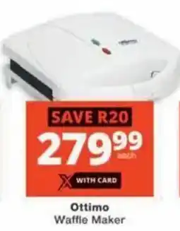 Checkers Hyper Ottimo Waffle Maker offer