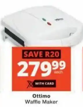 Checkers Hyper Ottimo Waffle Maker offer