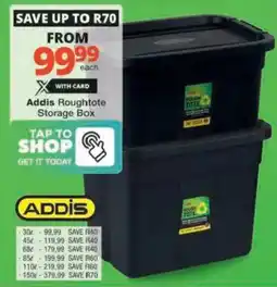 Checkers Hyper Addis Roughtote Storage Box offer