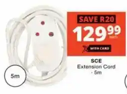 Checkers Hyper SCE Extension Cord offer