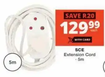 Checkers Hyper SCE Extension Cord offer
