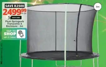Checkers Hyper Plum Springsafe Trampoline & Enclosure offer