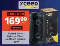 Checkers Hyper Xceed Pulse Cylinder Disco Bluetooth Speaker offer