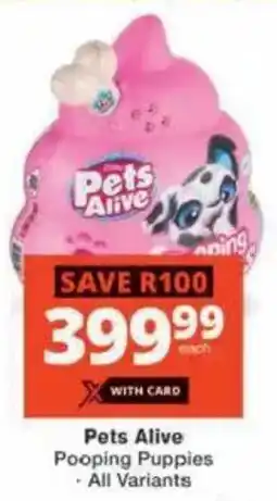 Checkers Hyper Pets Alive Pooping Puppies offer