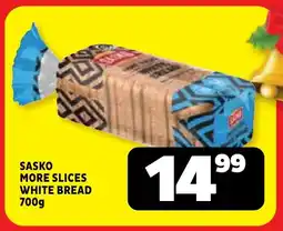Usave Sasko more slices white bread offer