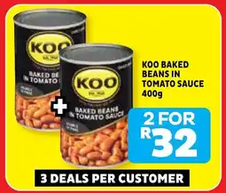 Usave Koo baked beans in tomato sauce offer