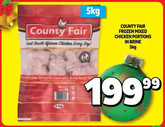 Usave County fair frozen mixed chicken portions in brine offer
