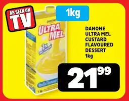 Usave Danone ultra mel custard flavoured dessert offer