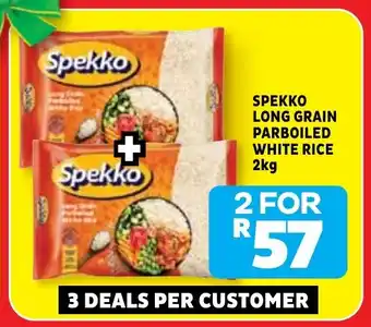 Usave Spekko long grain parboiled white rice offer