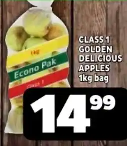 Usave Class 1 golden delicious apples offer