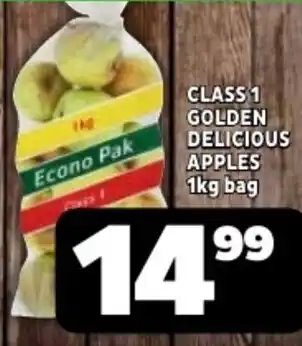 Usave Class 1 golden delicious apples offer