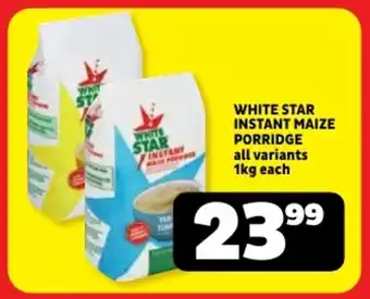 Usave White star instant maize porridge offer