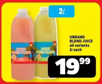 Usave Ubrand blend juice offer