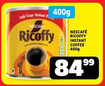 Usave Nescafé ricoffy instant coffee offer