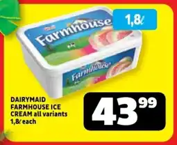 Usave Dairymaid farmhouse ice cream offer