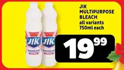 Usave Jik multipurpose bleach offer