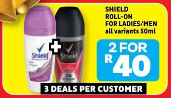 Usave Shield roll-on for ladies/ men offer