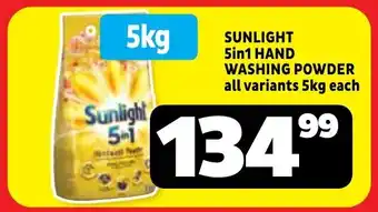 Usave Sunlight 5in1 hand washing powder offer