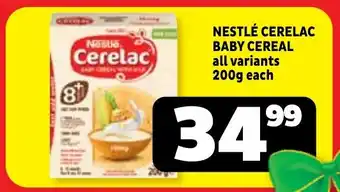 Usave Nestlé cerelac baby cereal offer