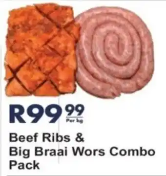 President Hyper Beef Ribs & Big Braai Wors Combo Pack offer