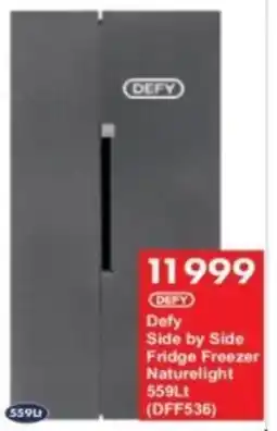 President Hyper Defy Side by Side Fridge Freezer Naturelight offer