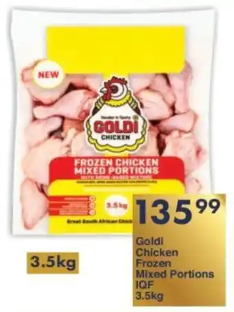 President Hyper Goldi Chicken Frozen Mixed Portions IQF offer