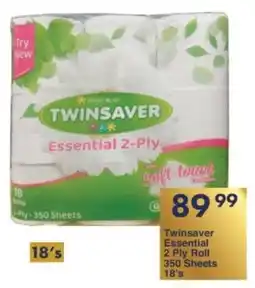 President Hyper Twinsaver Essential 2 Ply Roll 350 Sheets offer