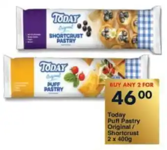 President Hyper Today Puff Pastry Original/ Shortcrust offer