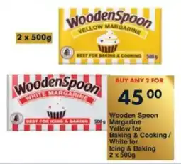 President Hyper Wooden Spoon Margarine Yellow for Baking & Cooking/ White for Icing & Baking offer