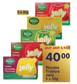 President Hyper Rhodes Trotters Jelly offer
